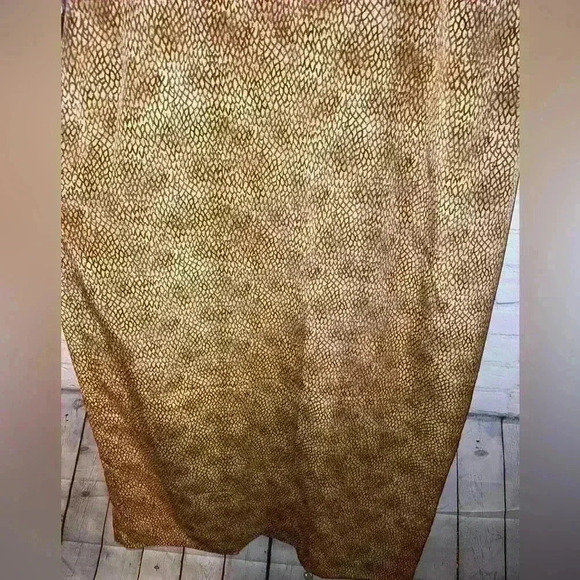 Virgo Women’s Brown Cheetah Print long dress size 14 - Picture 7 of 11